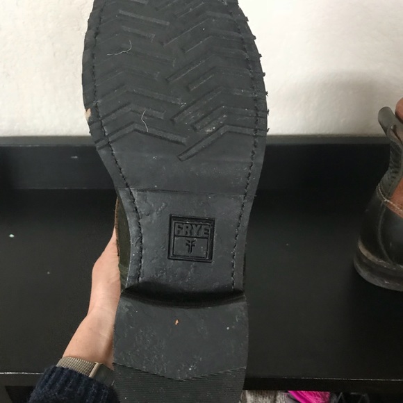 Frye Veronica duck boot in hunter green - Picture 3 of 5